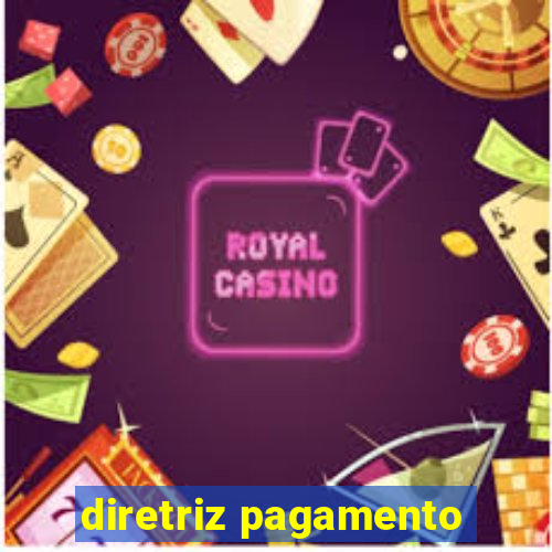 diretriz pagamento